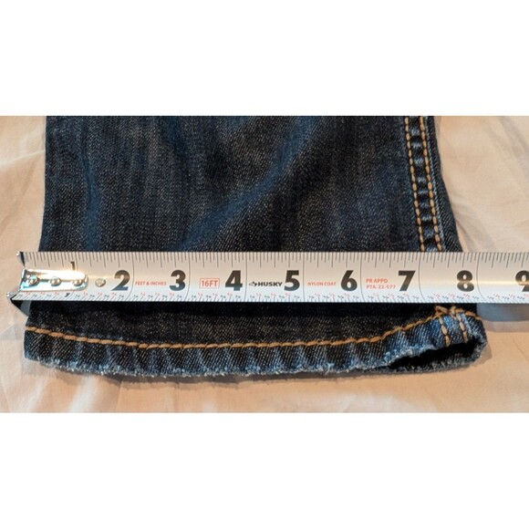 SILVER Jeans SUKI SURPLUS CAPRI Womens W34 (35) Western Denim Dark Wash - Picture 9 of 9